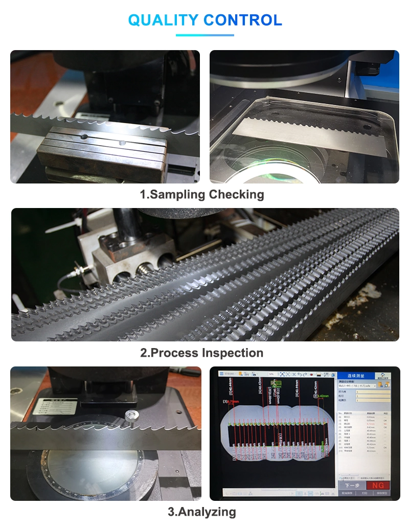 Hardness Alloy Steel Cutting Bimetal Bandsaw Blade with Various Tooth Types Wholesale Price Metal Cutting Bandsaw