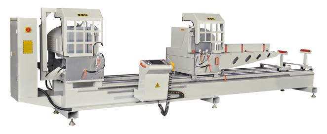 Double Head Cutting Saw Aluminum Window Door Processing Machine