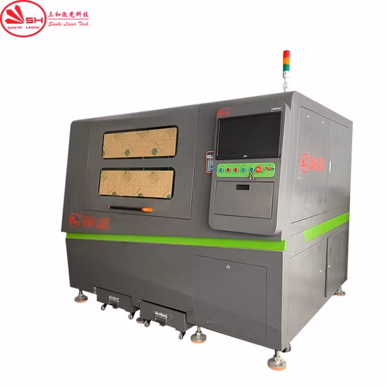 OEM/ODM 中国メーカー CNC 金属シート高精度レーザー切断機クローズドケース Ipg/Raycus/Max